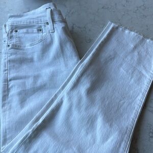 Jcrew white slim boyfriend